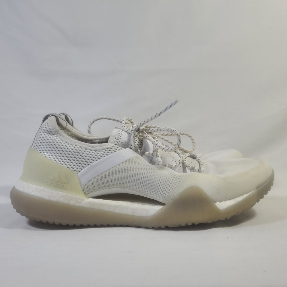 Adidas by Stella McCartney Women's Pureboost X TR 3.0 White Gray Shoes Size 8.5 - Picture 1 of 10
